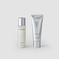 Kit The Clean Start com mousse de limpeza facial e leite micelar da Theoric