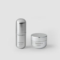 Kit The Skin Balance com triple serum e hydra water gel da Theoric